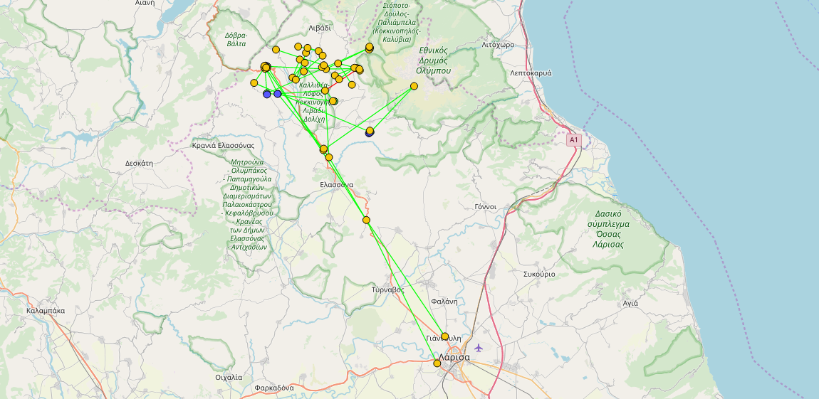 Backbone Network Map